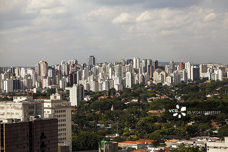 年代? ?o圣保罗城市景观巴西。图片素材