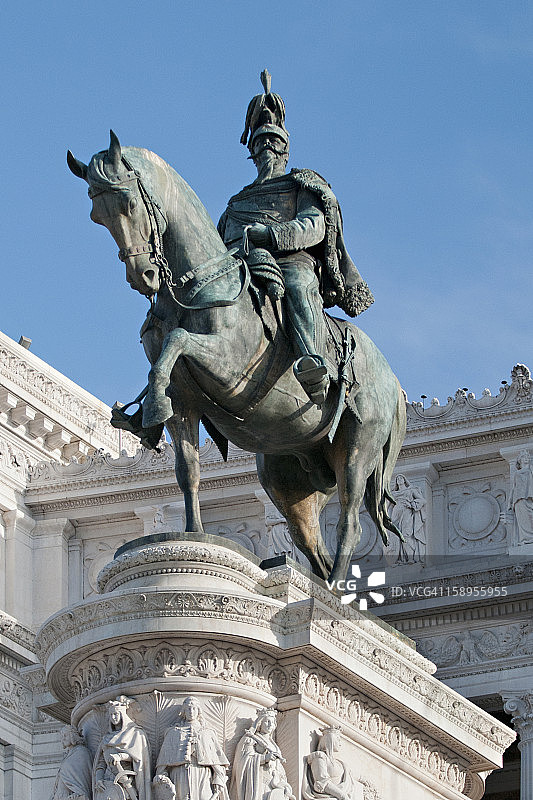 维克多·伊曼纽尔雕像图片素材