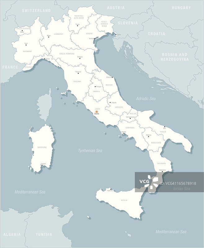 意大利地图图片素材