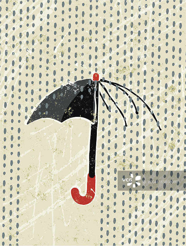 破伞和雨图片素材