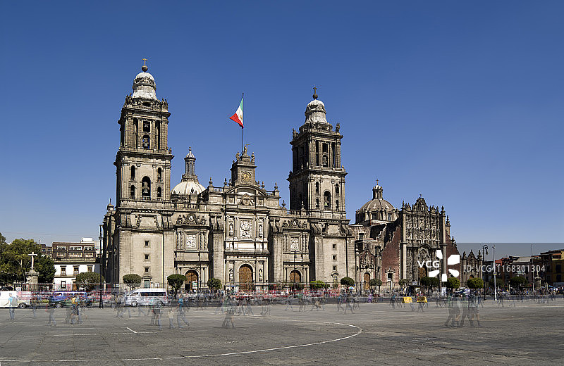 大都会大教堂，墨西哥城图片素材