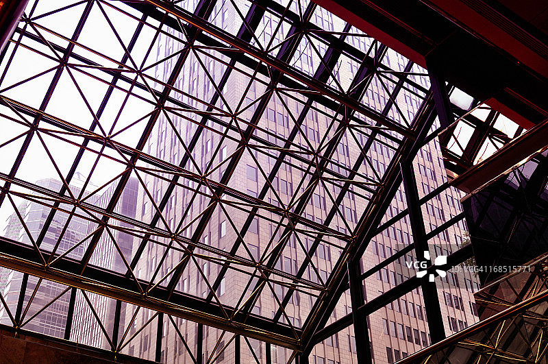 钢铁和玻璃建筑，纽约。图片素材