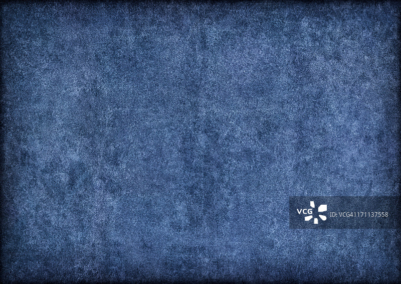 高分辨率海洋蓝色猪皮革麂皮Vignette Grunge纹理图片素材