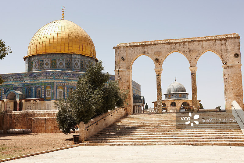 以色列耶路撒冷，圣殿山，圣殿山图片素材
