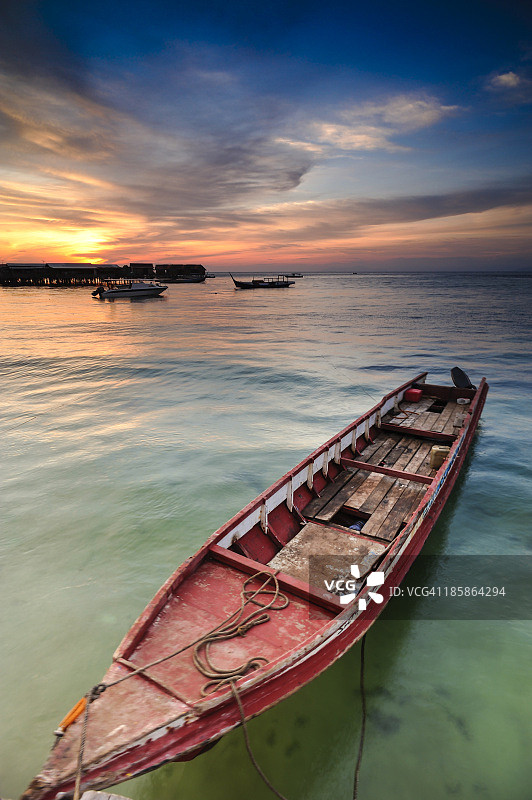马布尔岛的日落图片素材