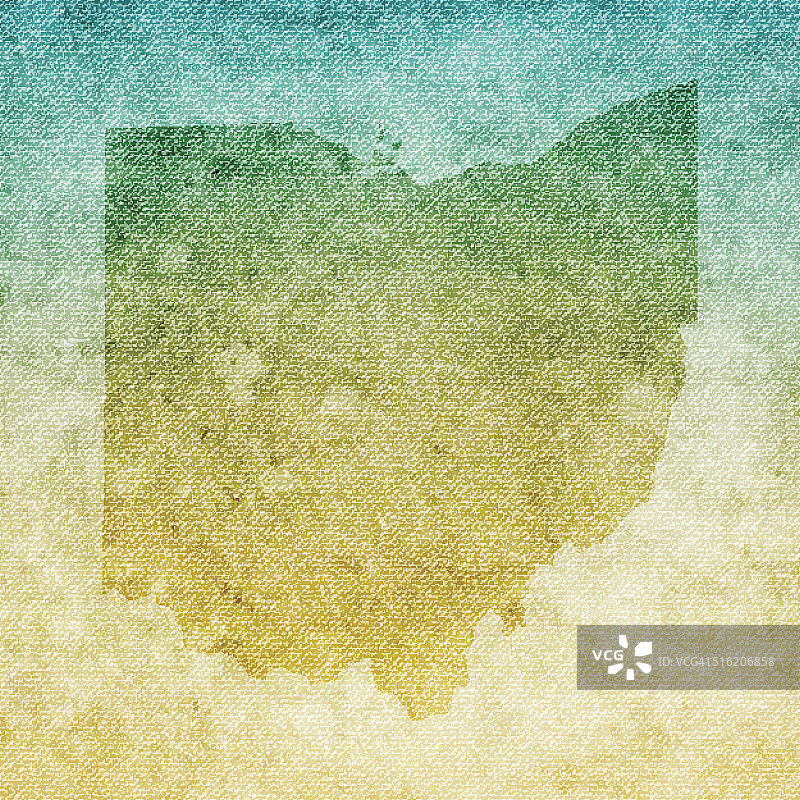 俄亥俄地图上的垃圾画布背景图片素材