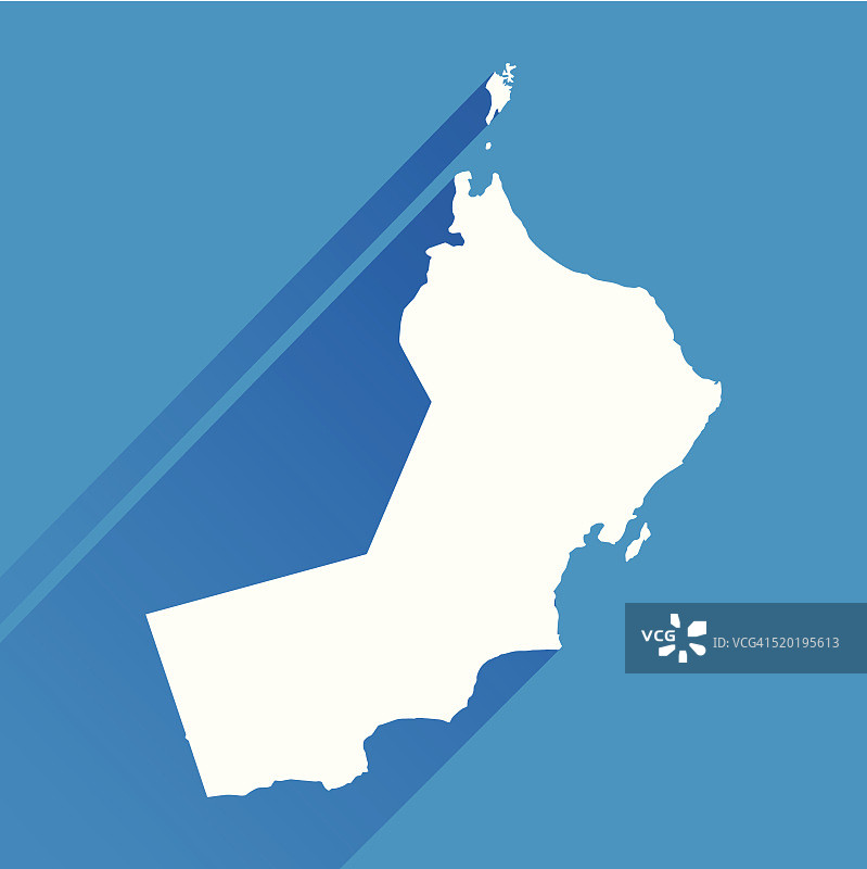 蓝色约旦地图图标图片素材