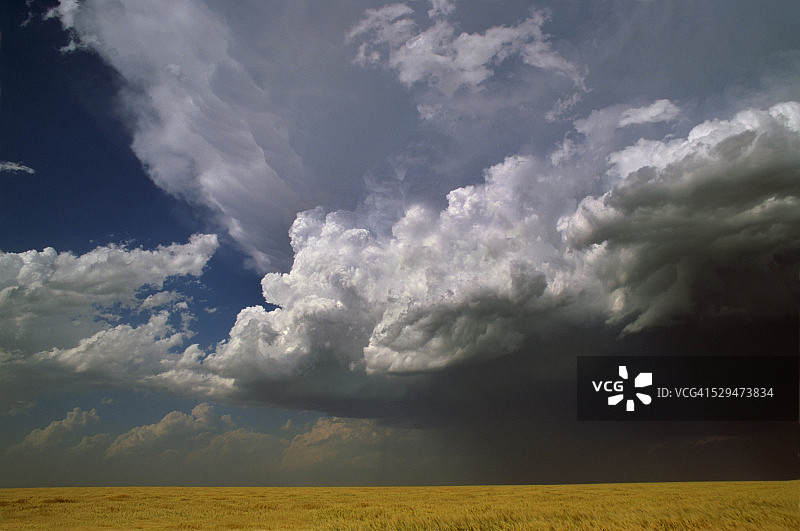 堪萨斯州的Supercell风暴图片素材