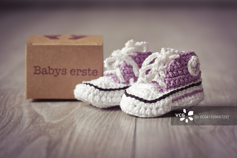 针织婴儿鞋图片素材