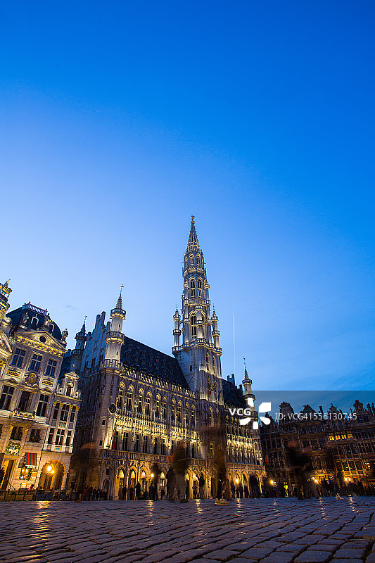 比利时布鲁塞尔的大广场图片素材