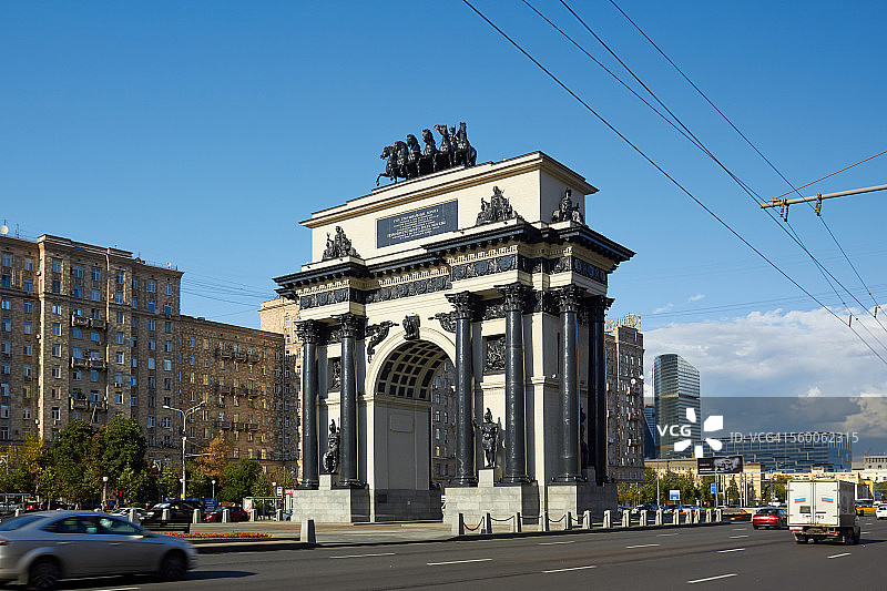 莫斯科凯旋门图片素材