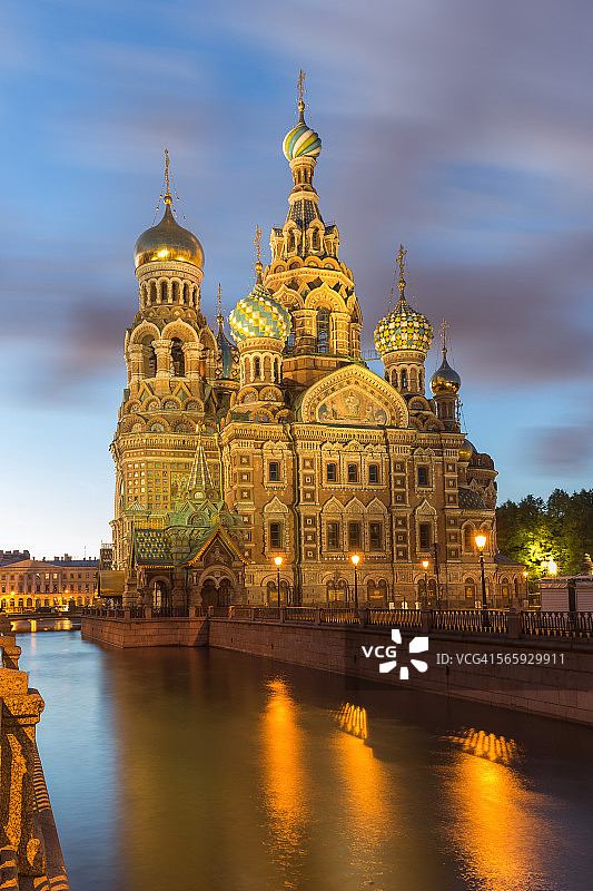 俄罗斯血祭救世主教堂图片素材