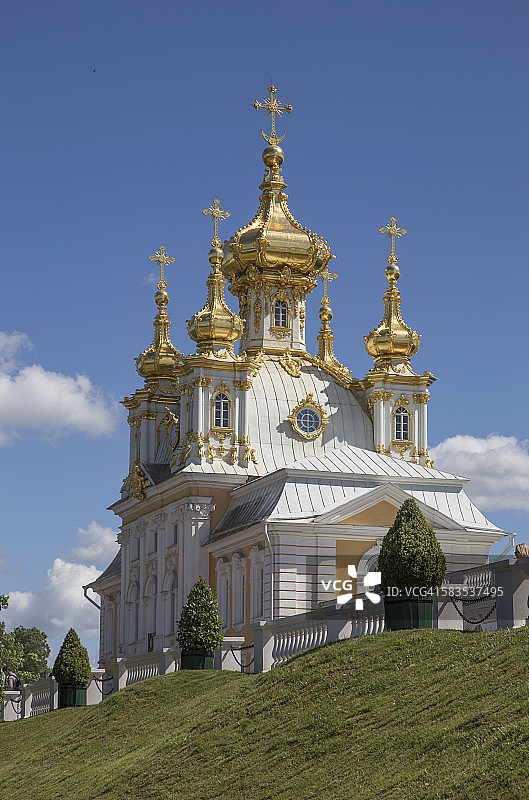 沙皇在圣彼得堡的夏宫图片素材