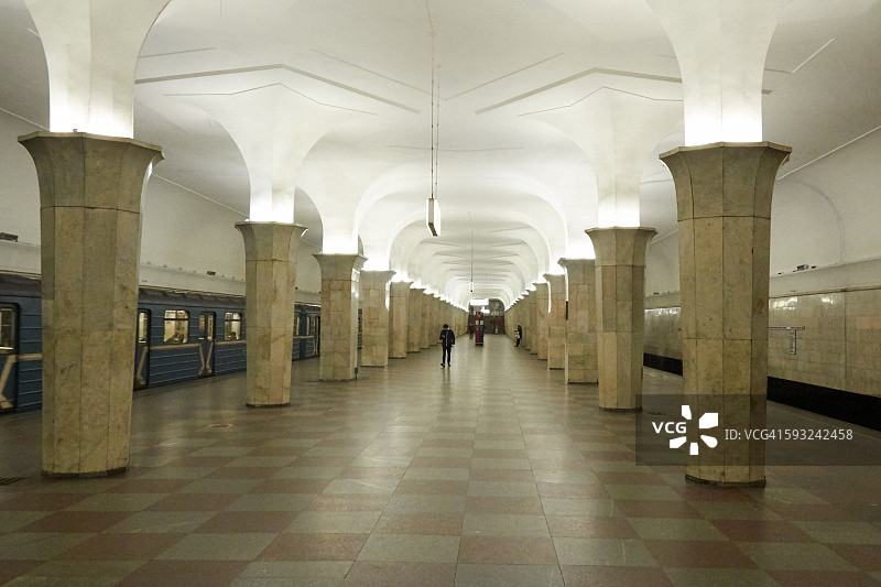 Kropotkinskaya地铁站，俄罗斯图片素材