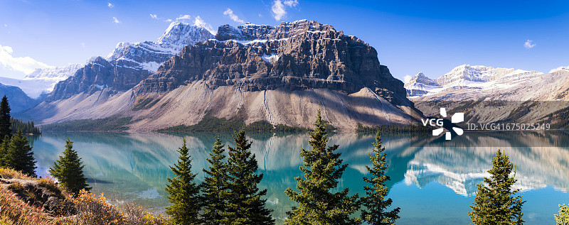 加拿大，亚伯达，落基山脉，班夫国家公园，弓湖图片素材