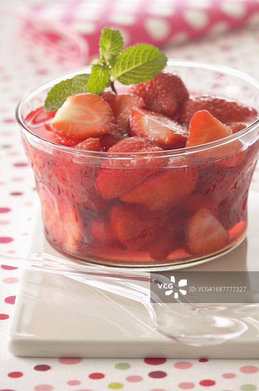 草莓汤图片素材