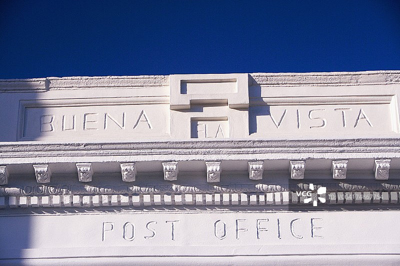 一个邮局大楼的高截面视图，迈阿密，佛罗里达，美国图片素材