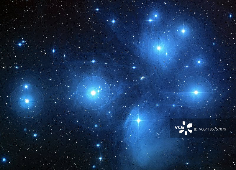 昴宿星团图片素材