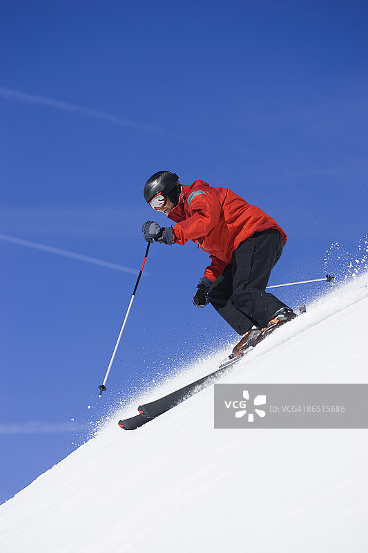 人滑雪图片素材