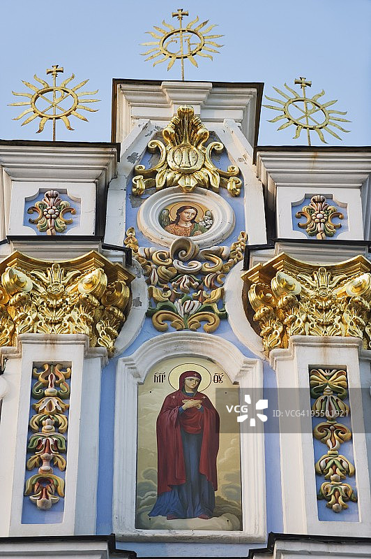 圣迈克尔金色圆顶修道院，2001年1108原版副本，乌克兰基辅，欧洲图片素材