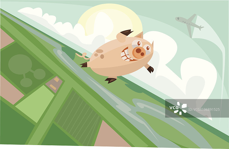 比喻:当猪会飞2图片素材