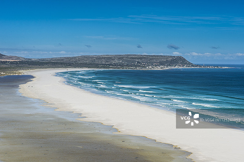 南非，诺德胡克海滩，查普曼山顶的景色图片素材