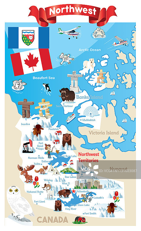 加拿大西北部图片素材