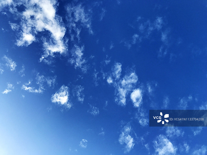 美丽的蓝天和白云。图片素材