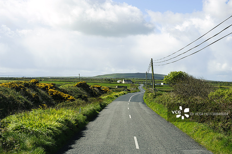 爱尔兰克莱尔郡Loop Head的乡村场景图片素材