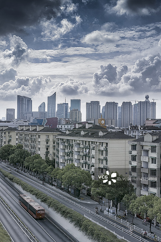 中国杭州，城市风景图片素材