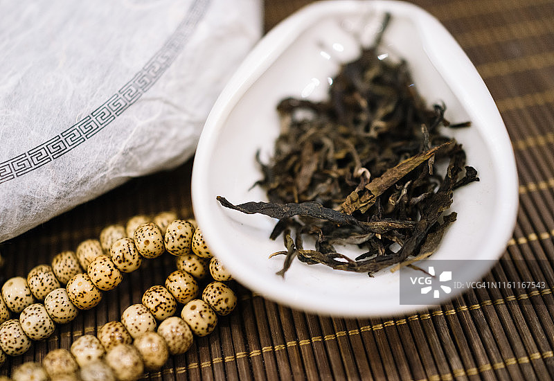 中国茶道。绿茶图片素材
