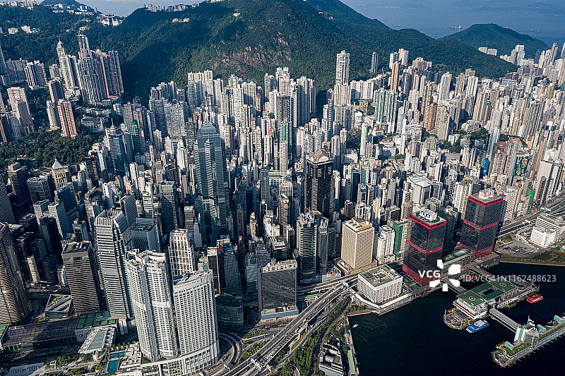 香港的天际线图片素材