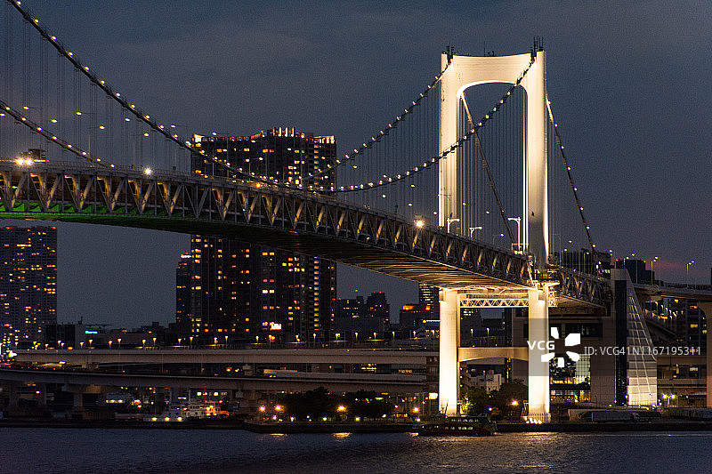 东京彩虹桥图片素材