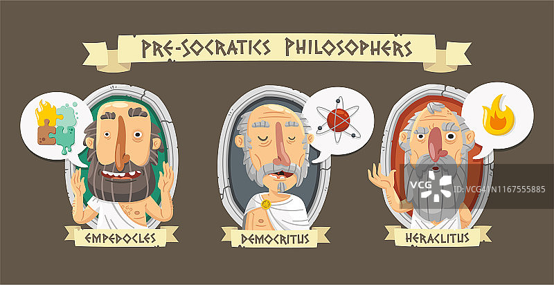 苏格拉底以前的哲学家图片素材