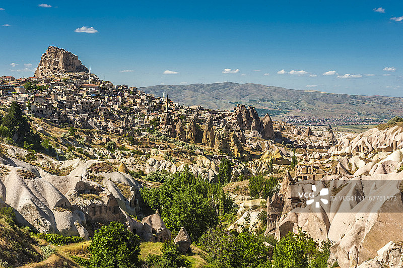 土耳其戈雷米国家公园和奥尔塔希萨尔市卡帕多恰的岩石艺术遗址图片素材
