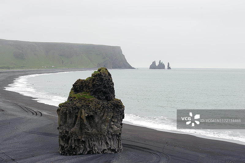 在南冰岛的Dyrholaey摇滚图片素材
