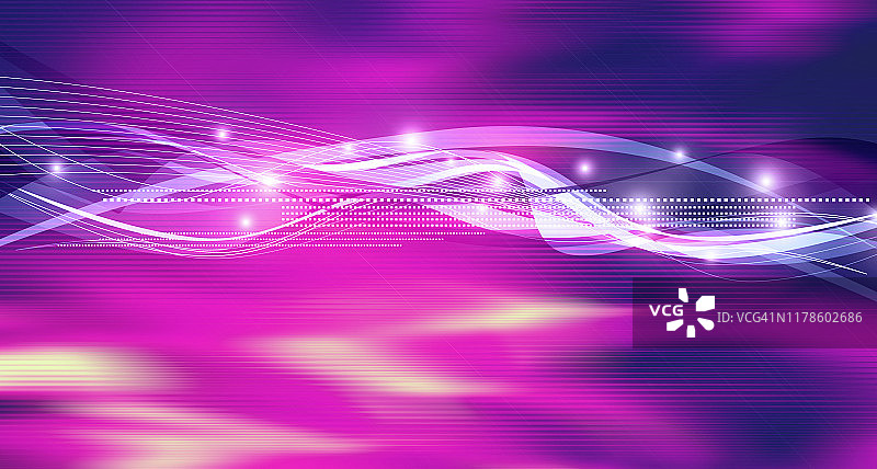 紫色抽象波浪图形图片素材