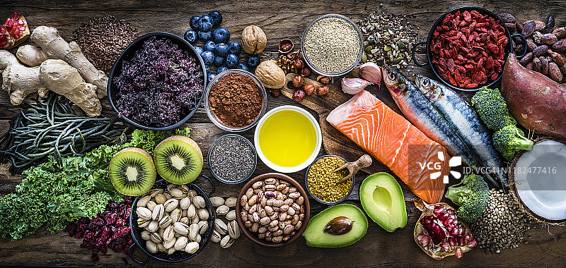 健康饮食:选择抗氧化类食物图片素材