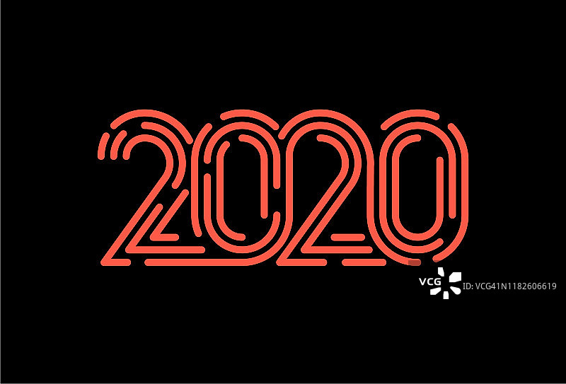 2020年的象征图片素材