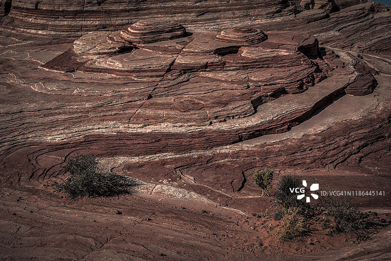 美国西南部的地质构造图片素材