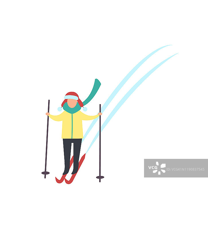 儿童滑冰场冬季运动活动图片素材