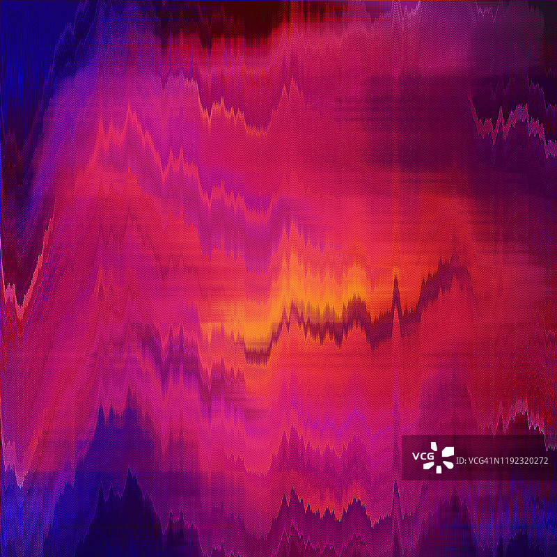 数字红紫像素噪声波故障错误破坏背景图片素材