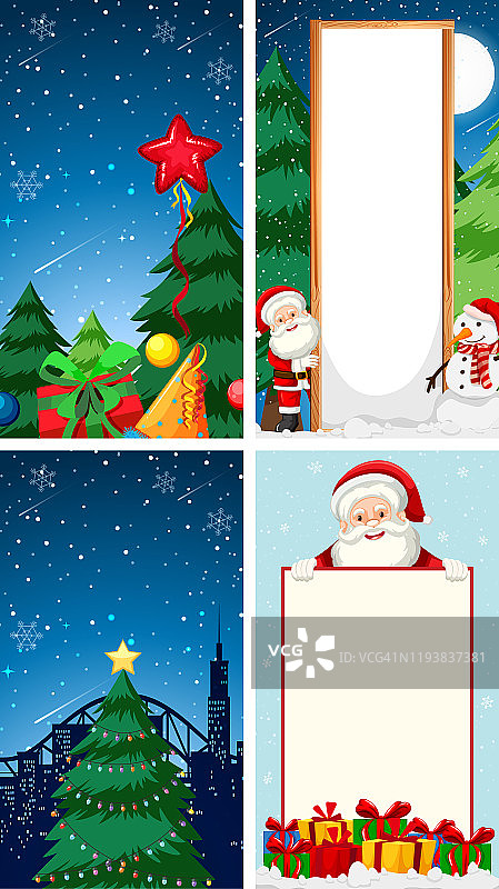背景模板与圣诞主题图片素材