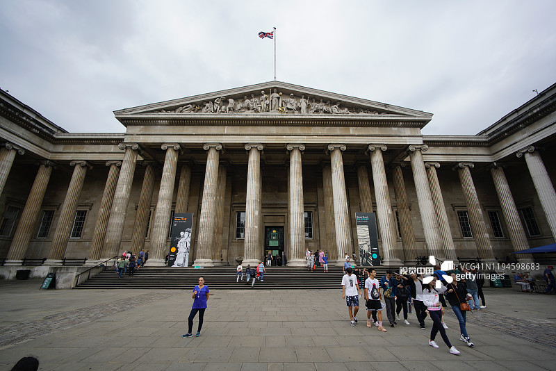 参观大英博物馆图片素材