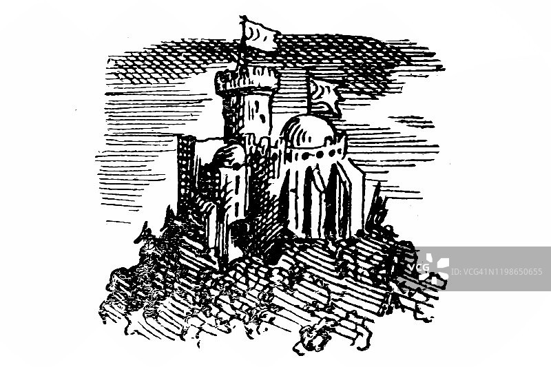 16世纪的城堡图片素材