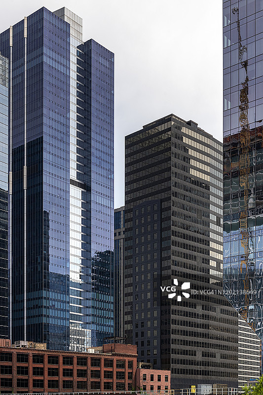 芝加哥的现代高楼大厦图片素材
