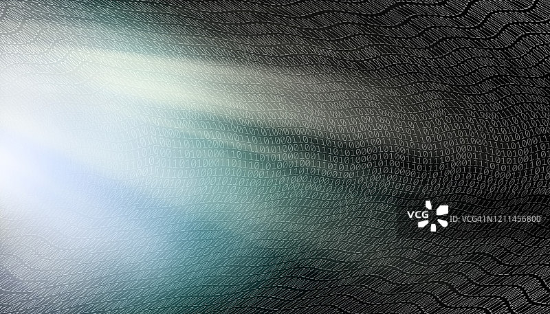 二进制码隧道的数字技术背景图片素材