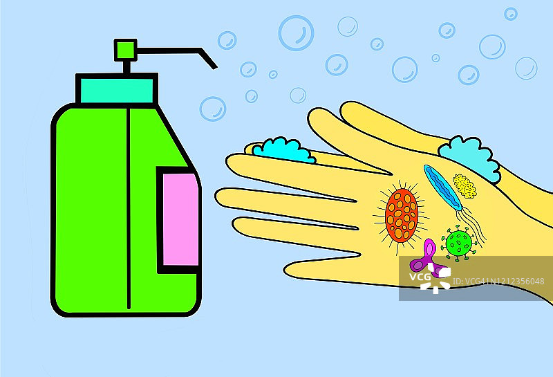 洗手，个人卫生图片素材