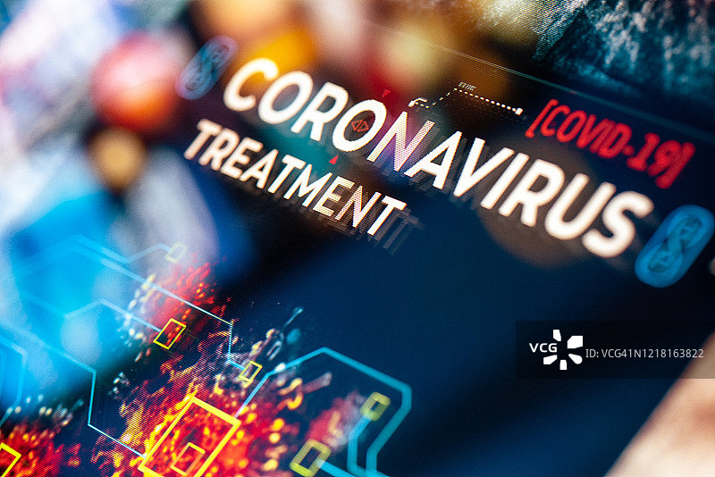 COVID-19冠状病毒治疗图片素材
