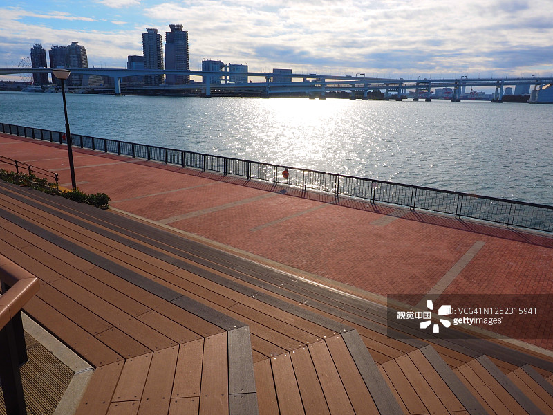 虹桥东京海港从富佐古里公园图片素材